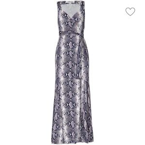 Diane Von Furstenberg (DVF) snake print wrap dress